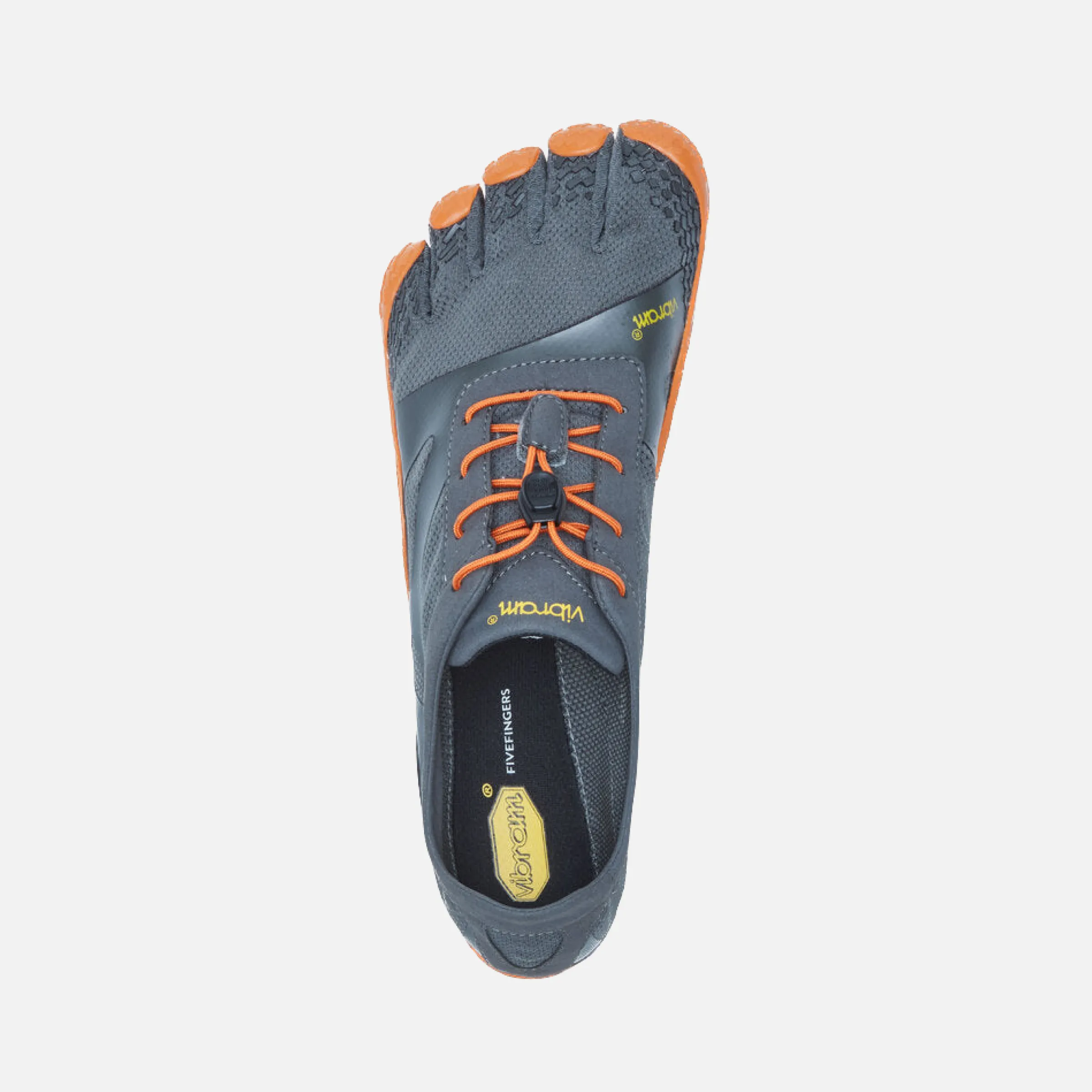 Vibram Kso Evo Mens Barefoot Training Footwear -Grey/Orange