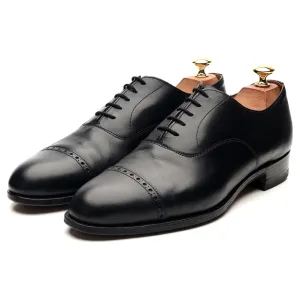 Vintage 'Belmont' Black Leather Oxford UK 9 F