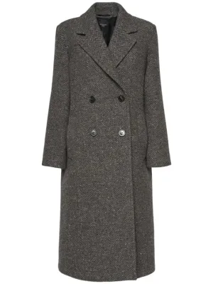 Weekend Max Mara   Corinto double breast wool tweed coat 