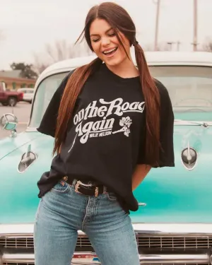 WILLIE NELSON ON THE ROAD AGAIN TEE