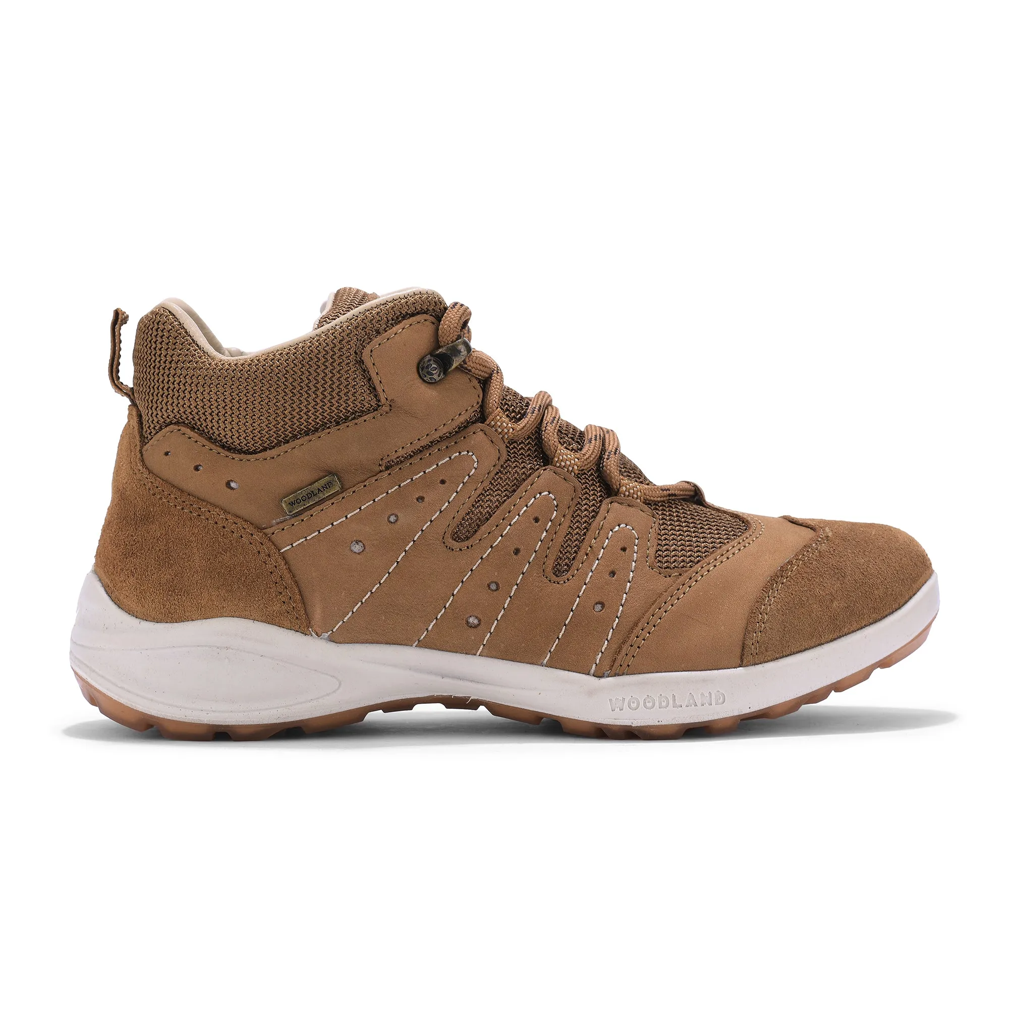 Women's Leather Soft Sneakers (#2639117_Camel)