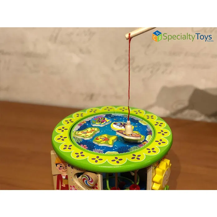 Wooden Tactile Multi-Activity - Fine motor skills toys