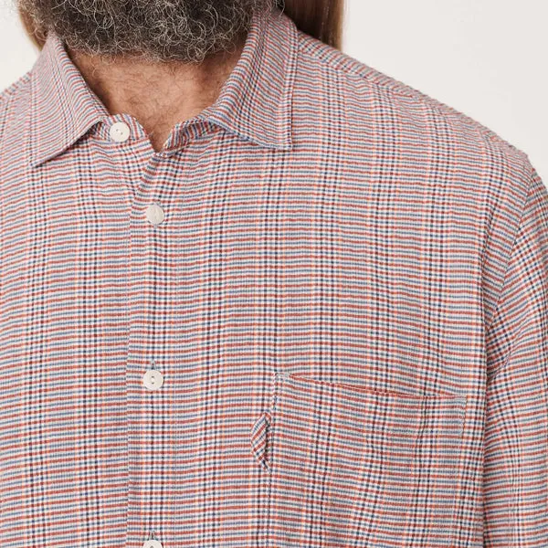 YMC Curtis Shirt - Multi Mini Check