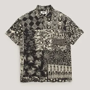 YMC Malick Shirt - Black Multi